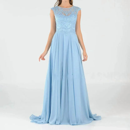 Poly USA - Long Embroidered Cap Sleeve Dress - Rack Hunt