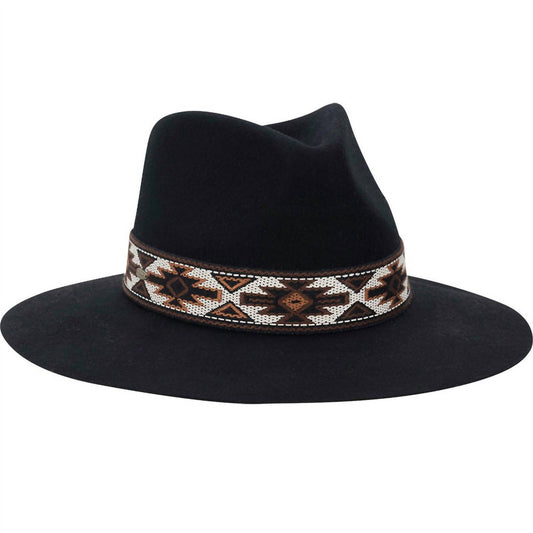 Women's Dona Aztec Band Felt Hat