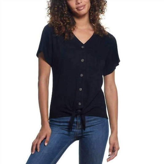 Women's Side Tie Front Top