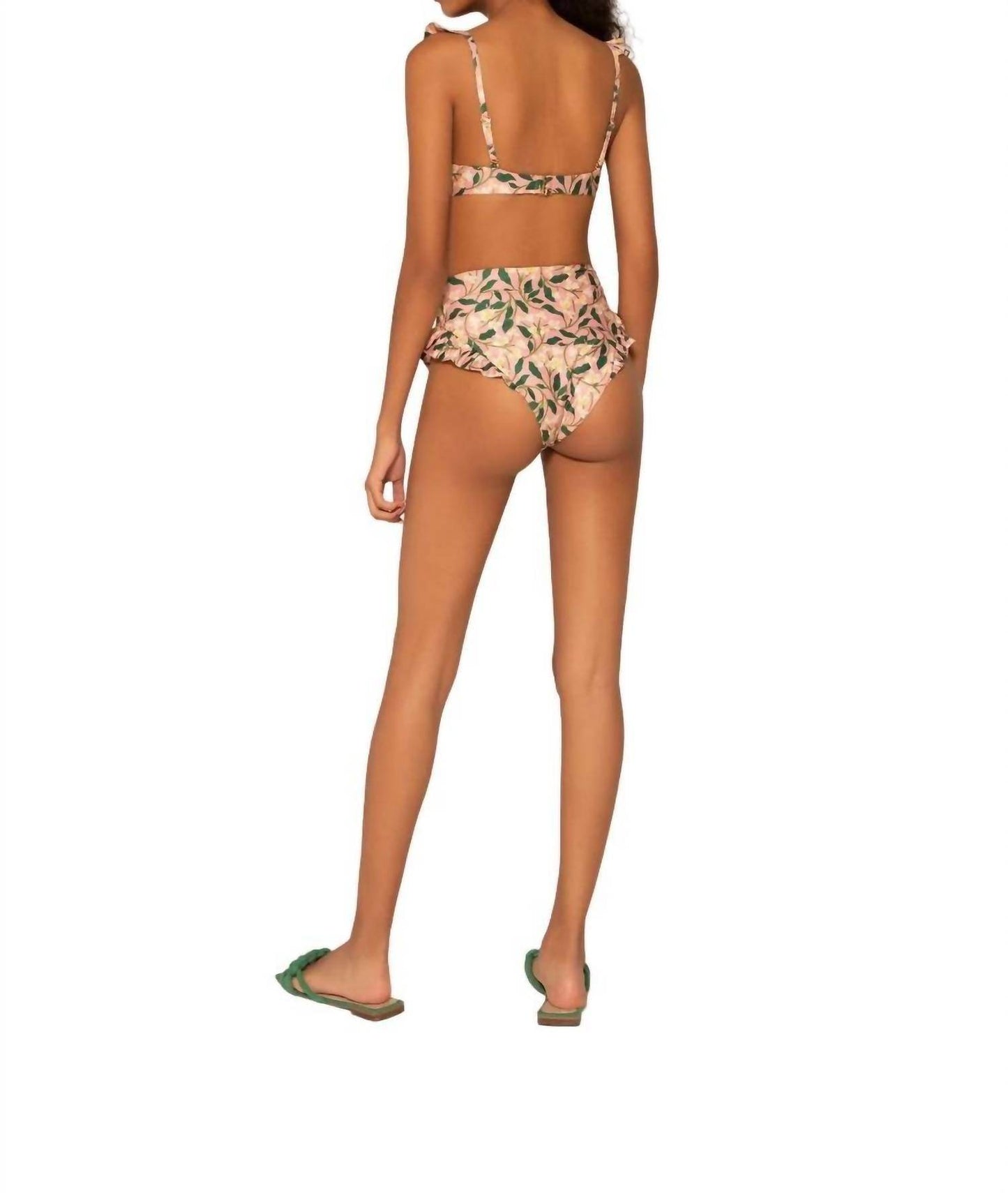 Agua by Agua Bendita - Jengibre Dos Gardenias Bikini Bottom - Rack Hunt