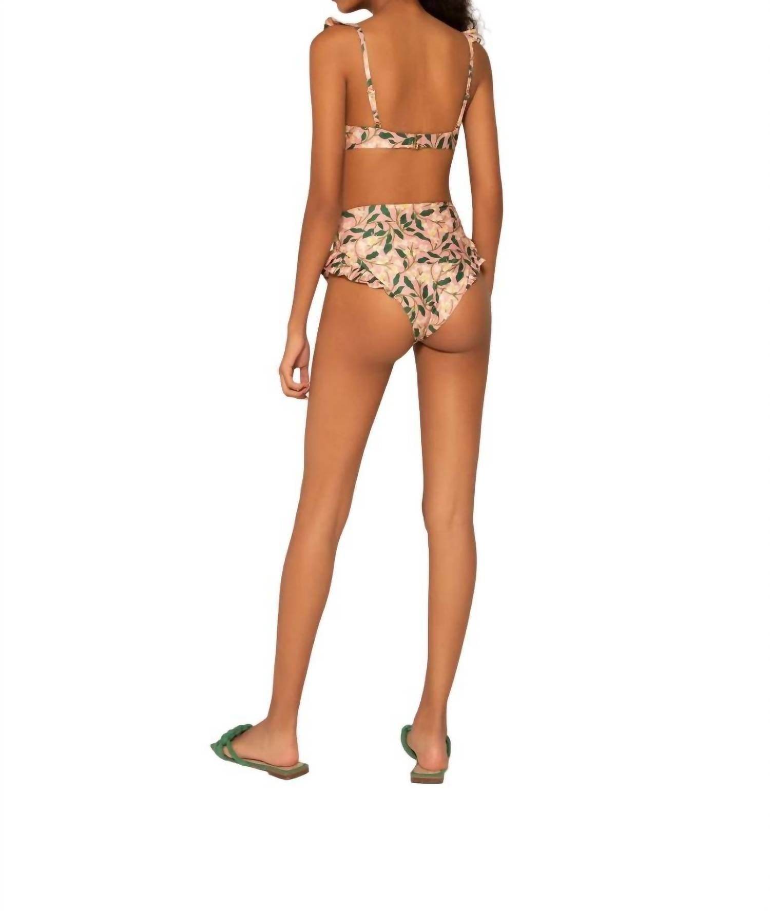 Agua by Agua Bendita - Jengibre Dos Gardenias Bikini Bottom - Rack Hunt