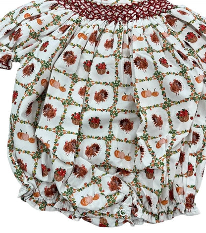 Kids Turkey Tartan Bubble