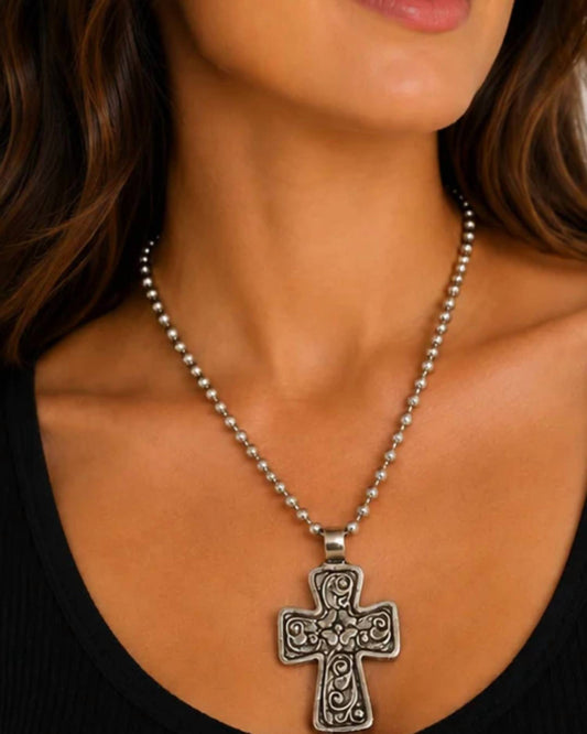 Cross Statement Necklace