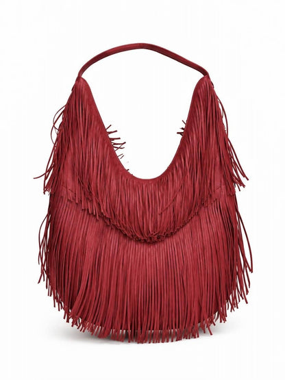 Fringe Hobo Tote