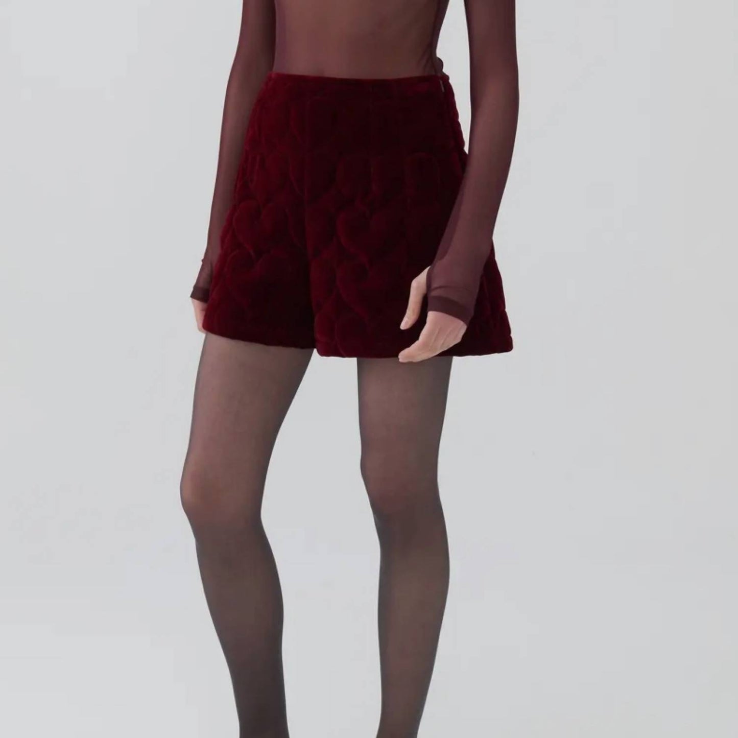 Quilted Mini Shorts