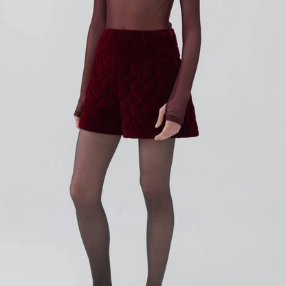 Quilted Mini Shorts