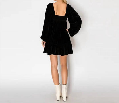 Velvet Mini Dress