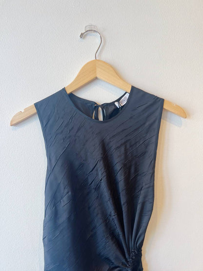 GATHERED CUTOUT MAXI DRESS