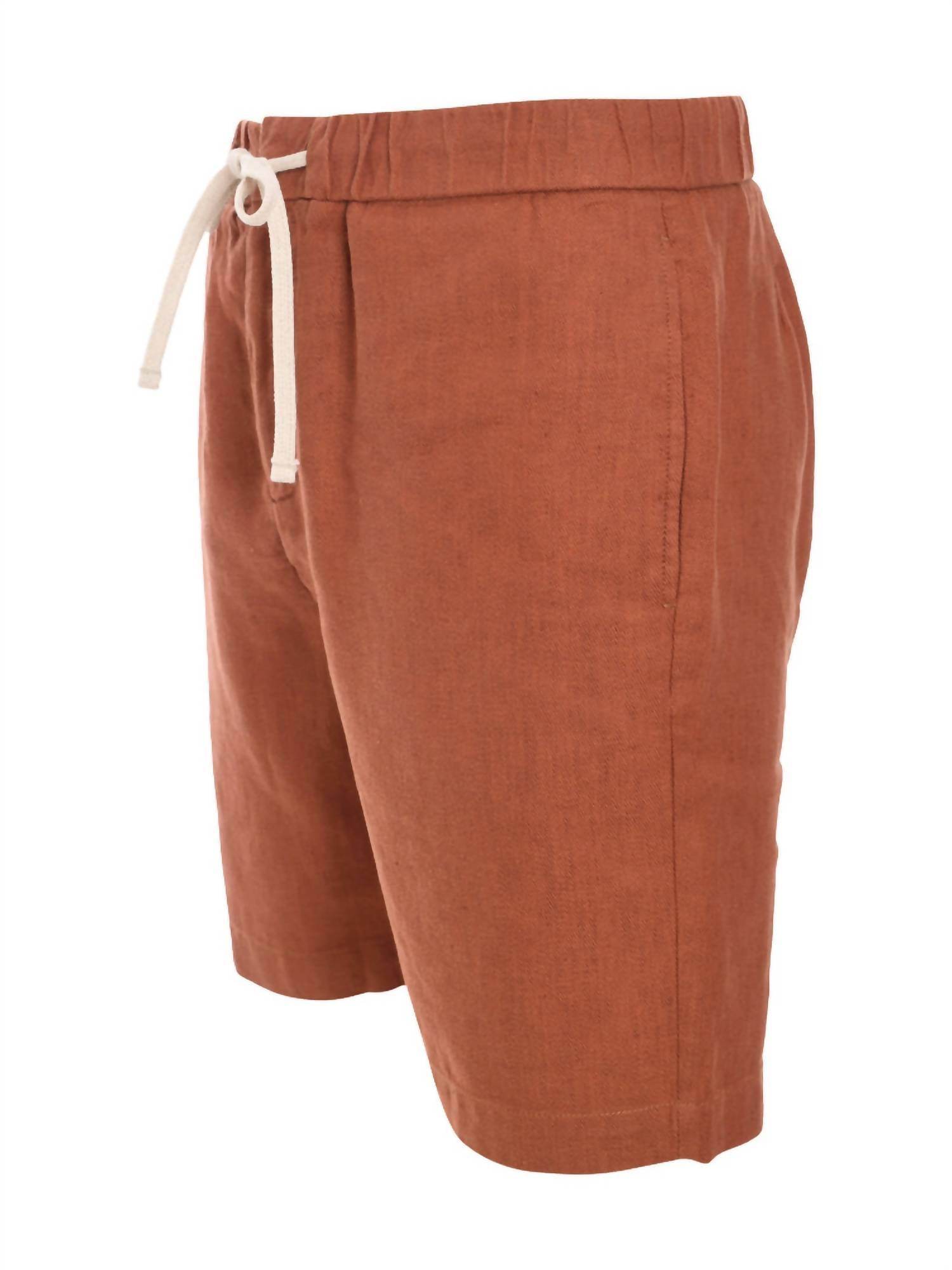 FRESCOBAL CARIOCA - Men's Felipe Twill Linen Shorts - Rack Hunt -
