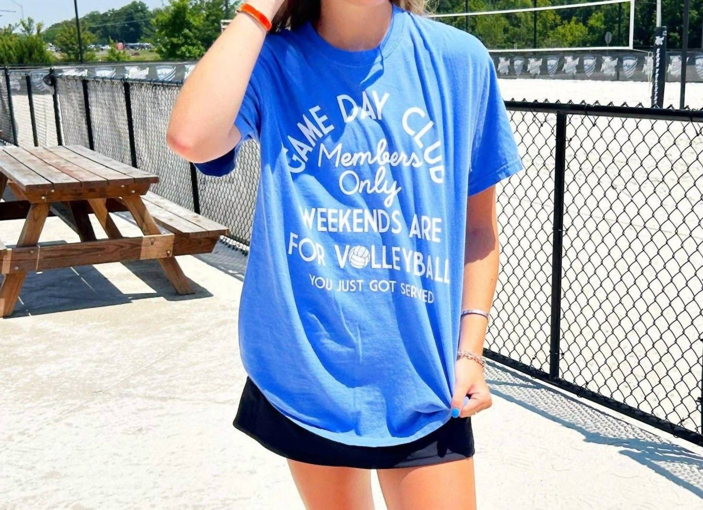 Volleyball Game Day Club Tee