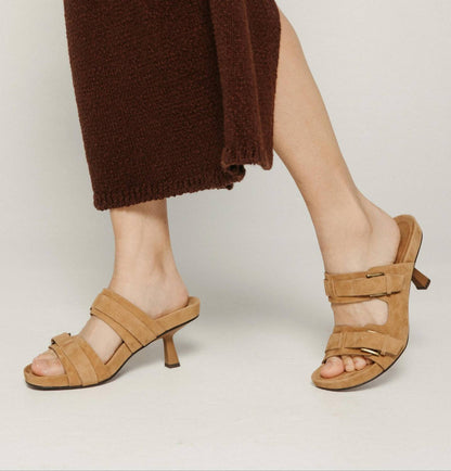 Women's Jakarta Suede Heeled Sandal