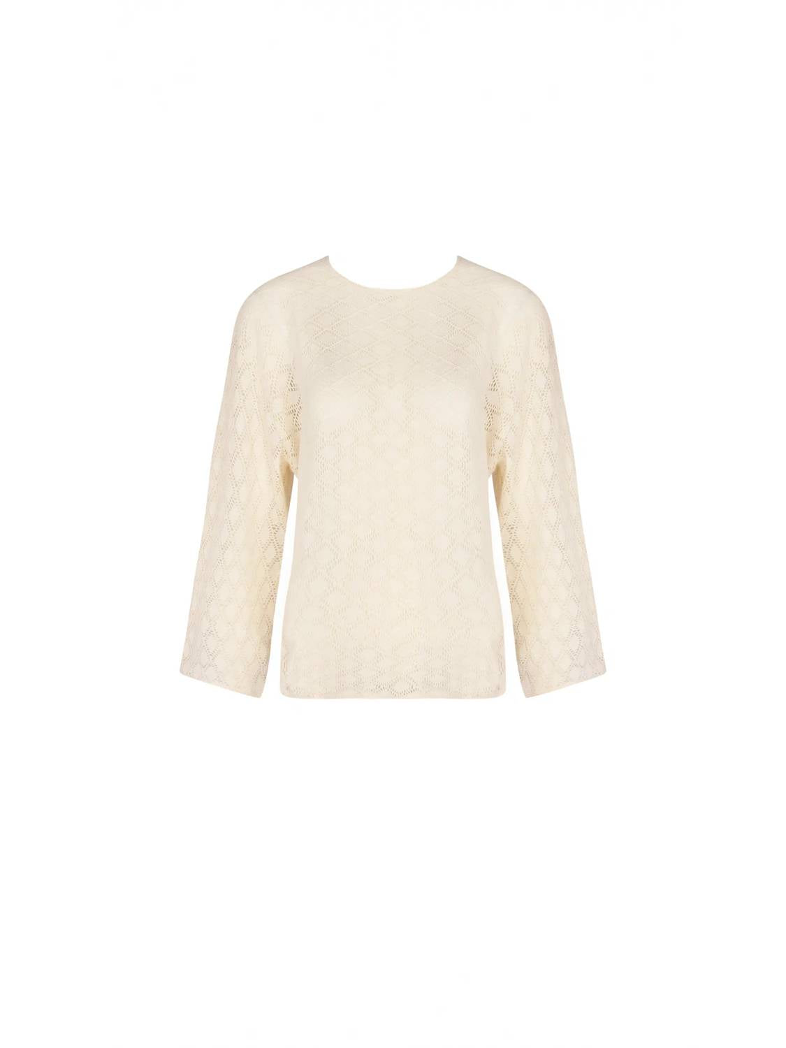 Crochet Seventies Long Sleeve Top