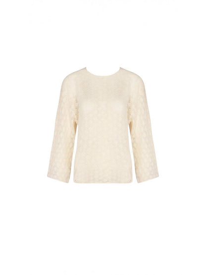 Crochet Seventies Long Sleeve Top