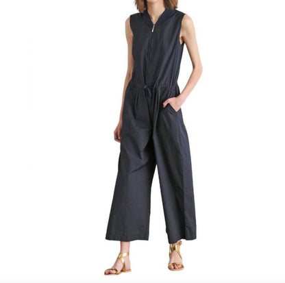 Black Zip up Jumpsuit