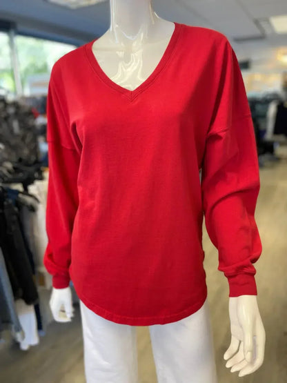 Spirit Jersey - Women's V Neck Believe Top - Rack Hunt