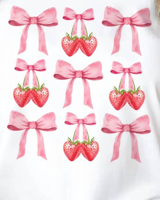 Strawberry Bow Tee