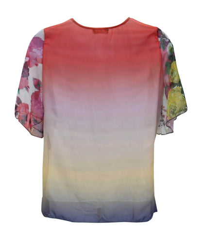 LV Collection - Floral Cowl Neck Top - Rack Hunt