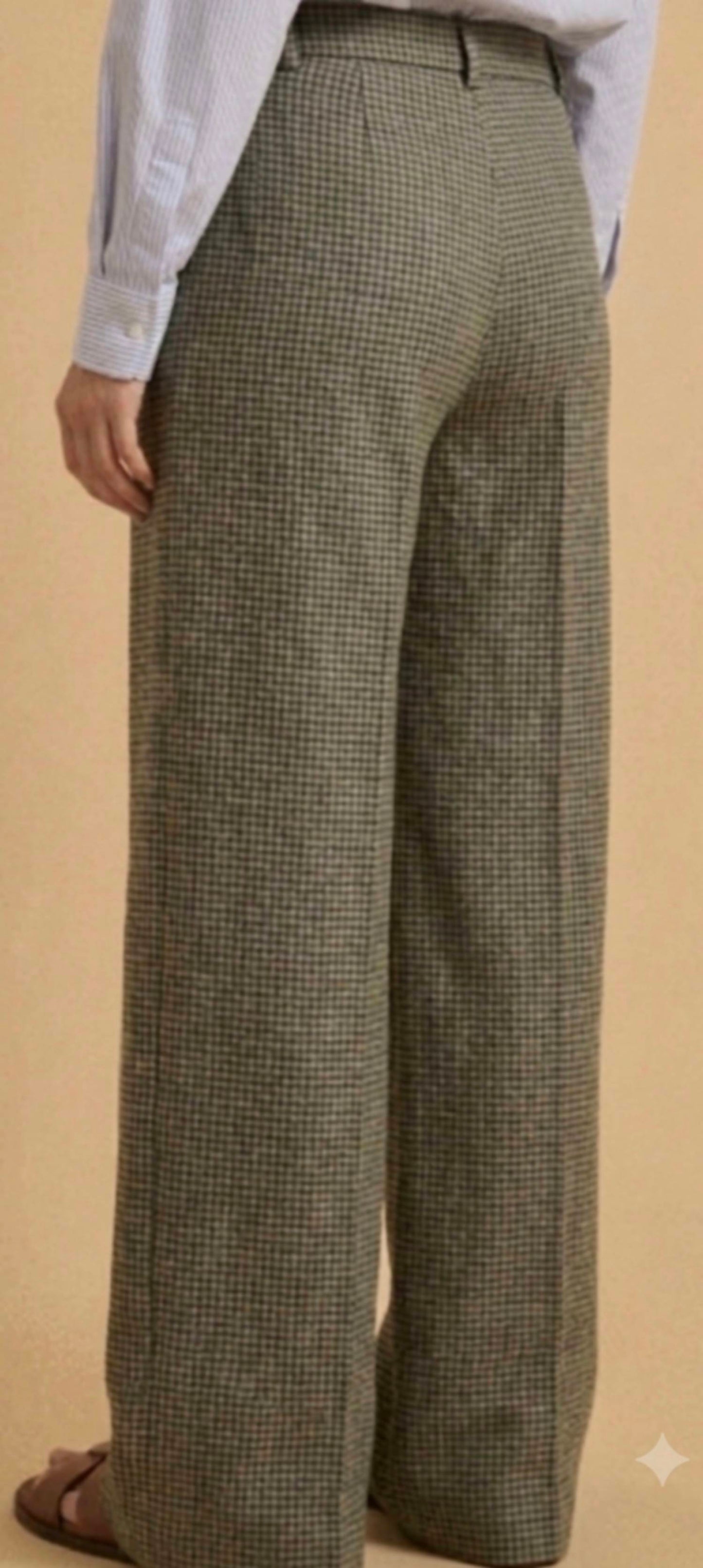 Pomito High Waisted Wide Leg Trouser