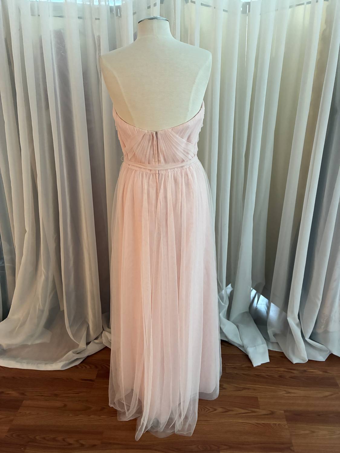 Women's Strapless Tulle Maxi Dress