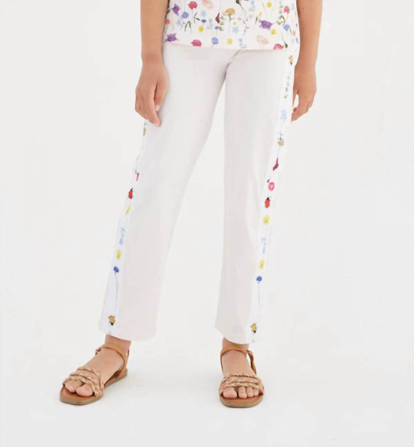 Sasha+Z - Floral Tapered Pants - Rack Hunt -