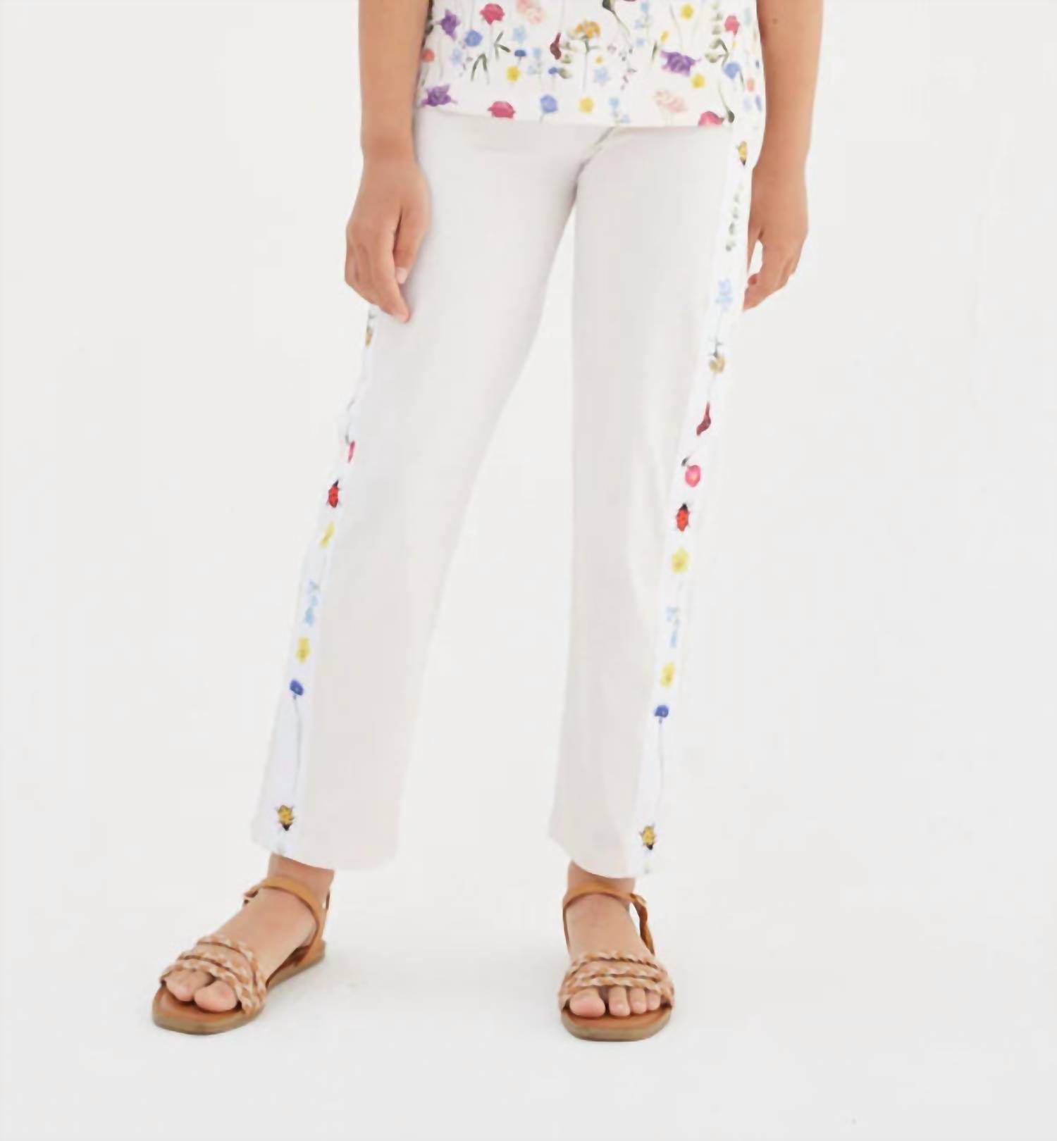 Sasha+Z - Floral Tapered Pants - Rack Hunt -