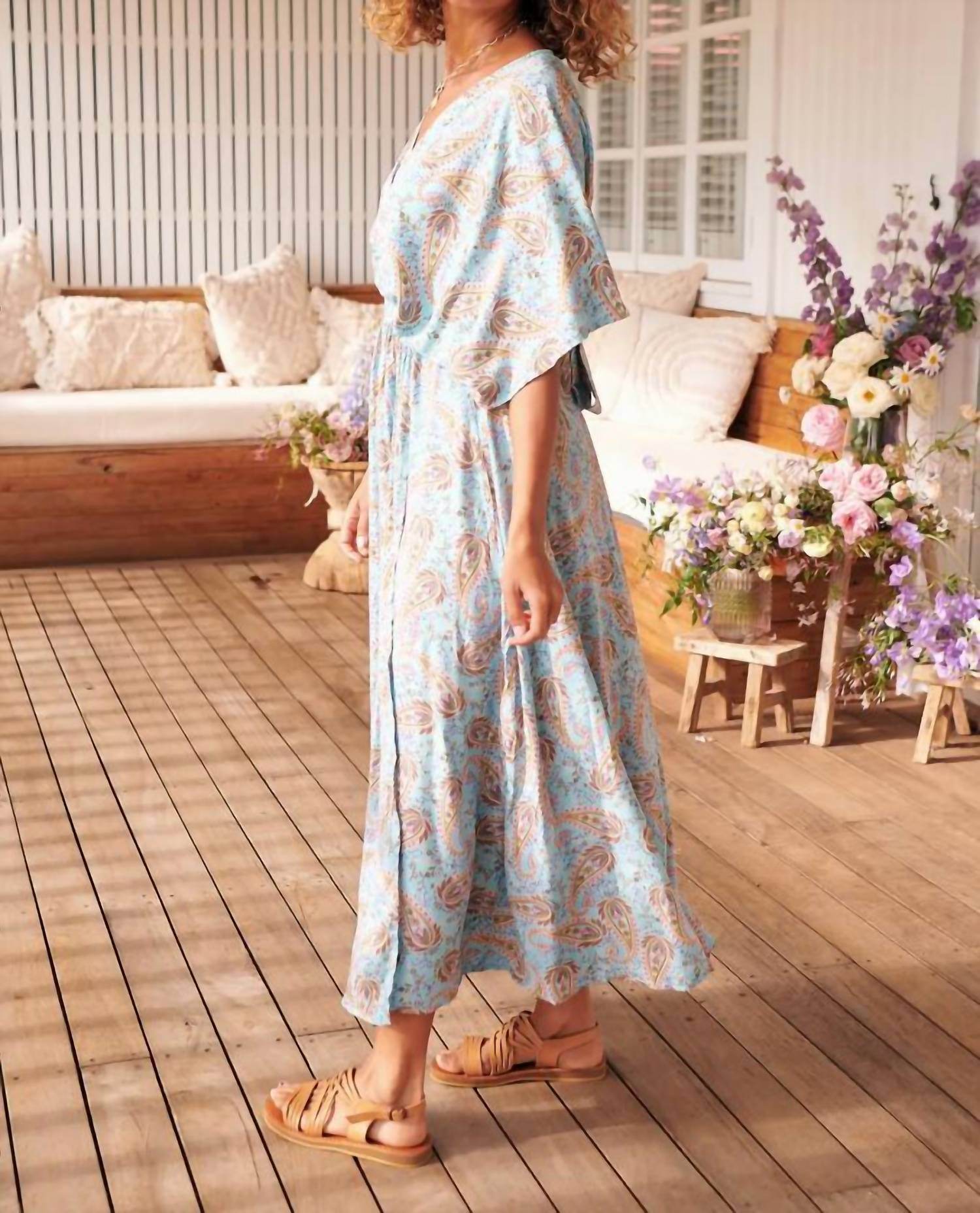 Jaase - Lailah Print Fields Maxi Dress - Rack Hunt -