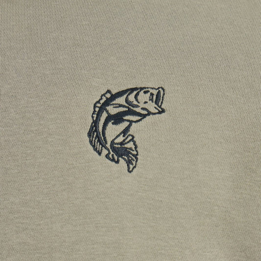 Men's Simple Fish Good Vibes Fleece Hood