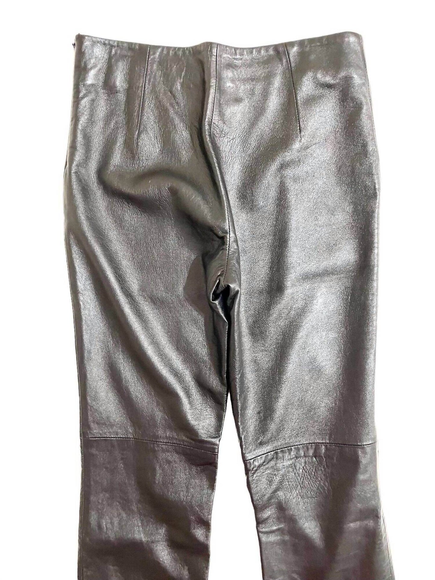 Anonymous John Carlisle - Women's Leather Leg Lined Bootcut Pants - Rack Hunt -