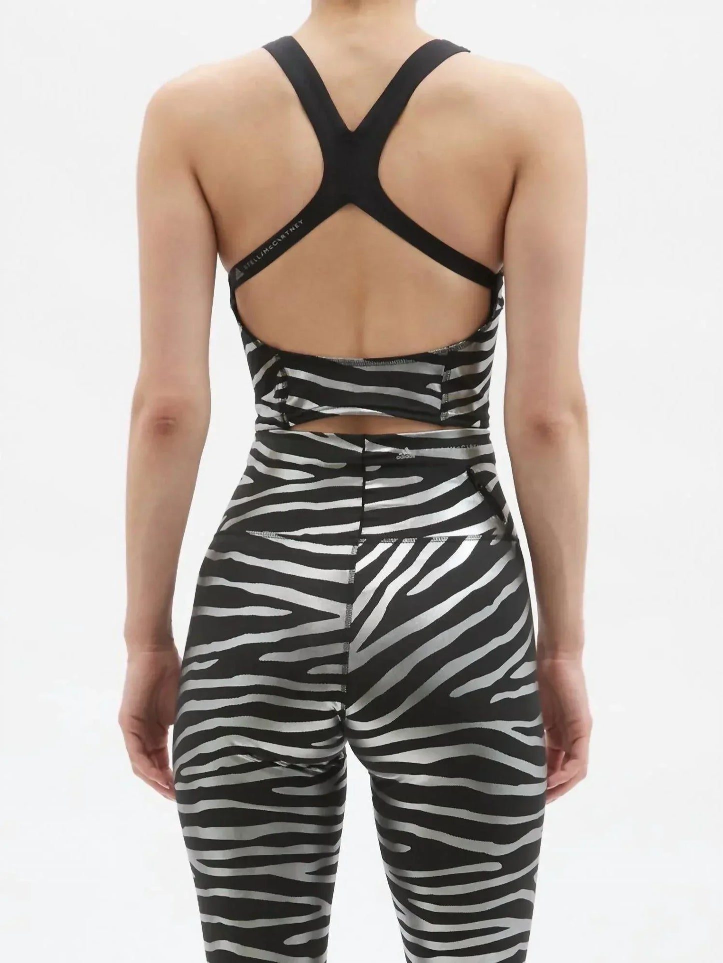 adidas by Stella McCartney - Print Cropped Tank Top - Rack Hunt