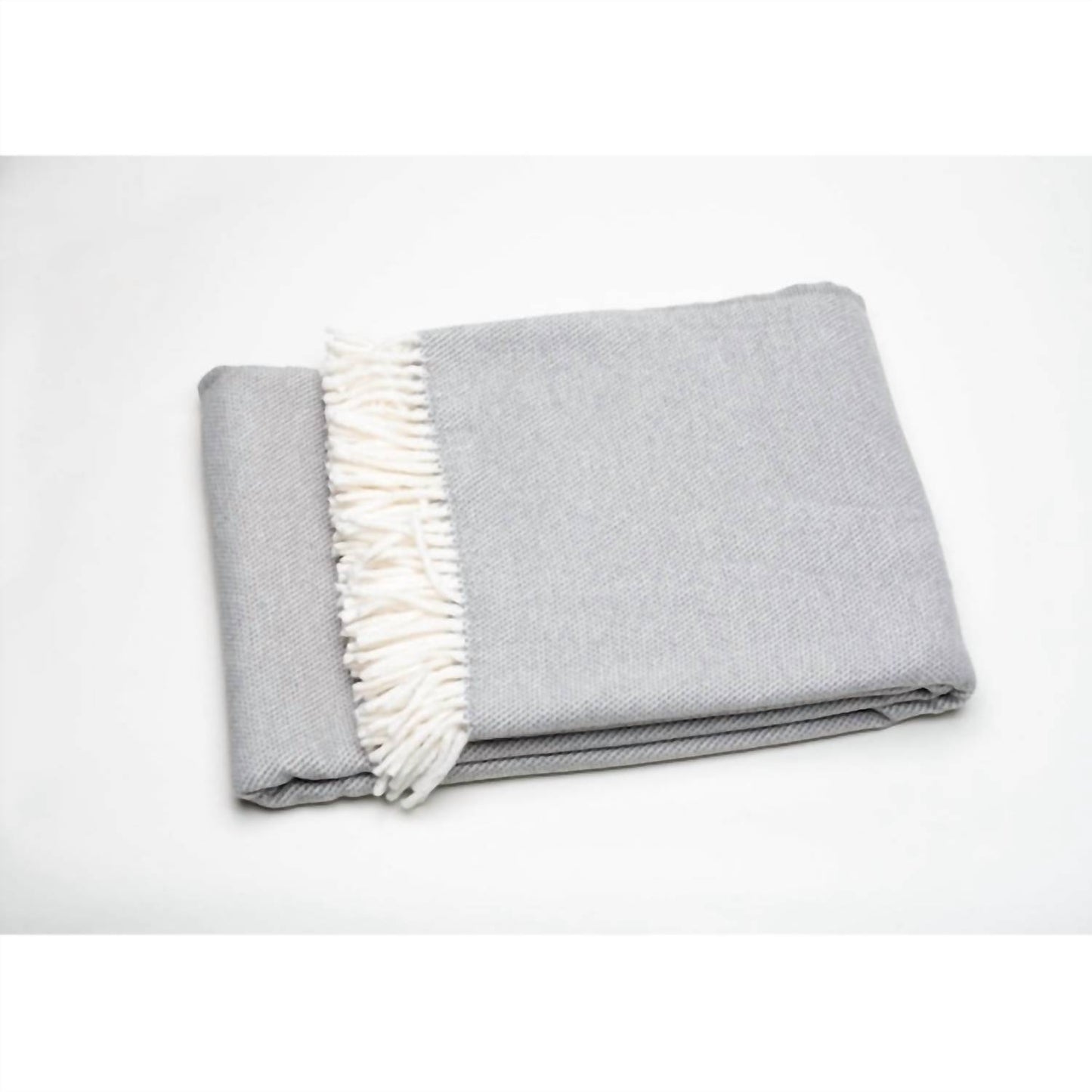 Unisex Fringed Herringbone Throw Blanket