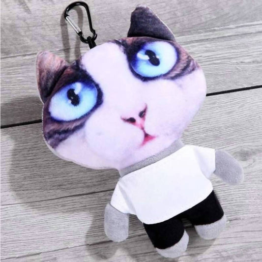 Women's Bugsy Eye Siegel Jumbo Stuffed 3d Key Fob Keyring