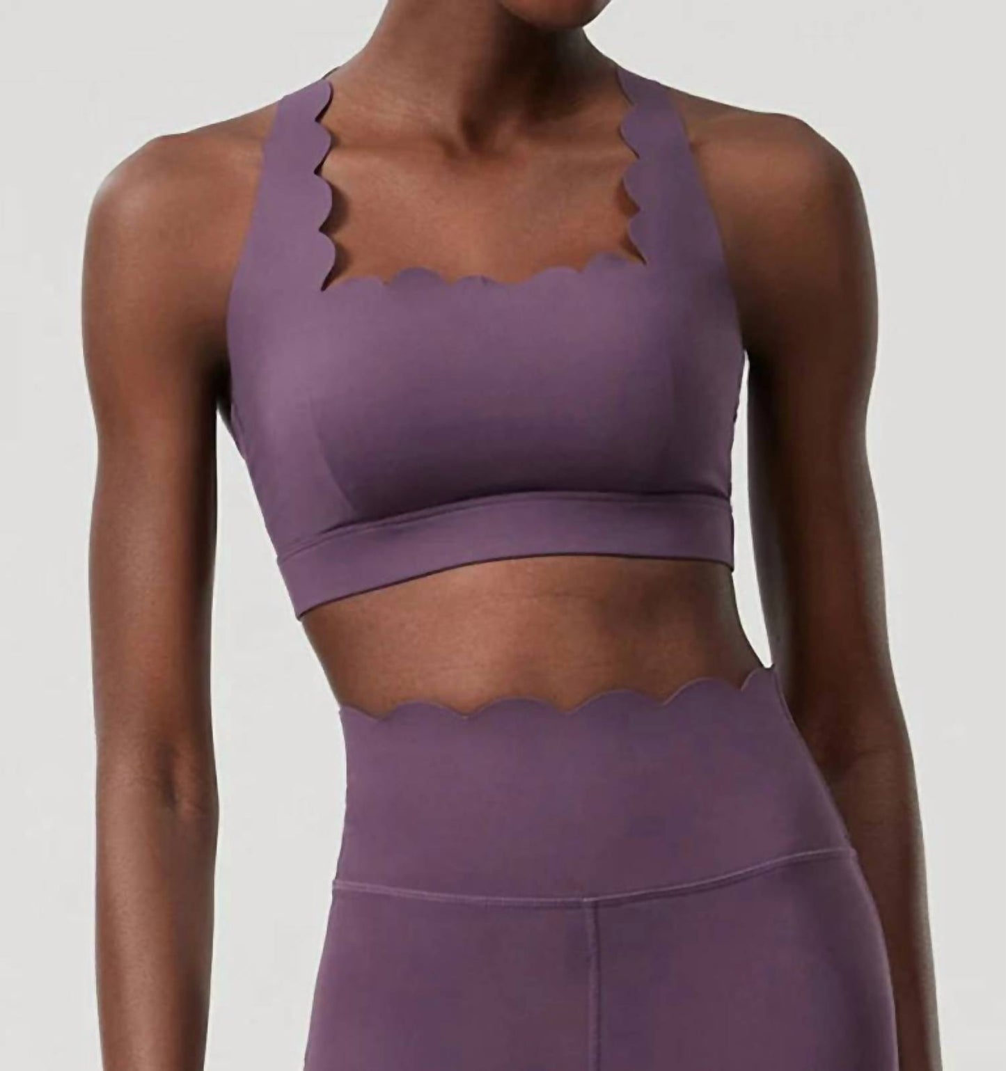 Scallop Sport Bra