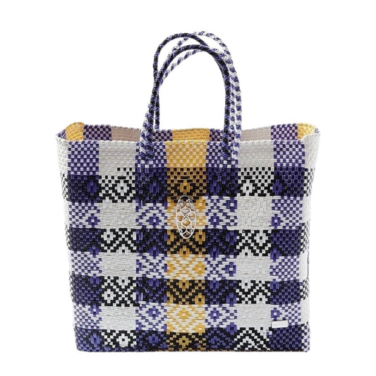 Women's Medium Woven Long Strap Tote Bag