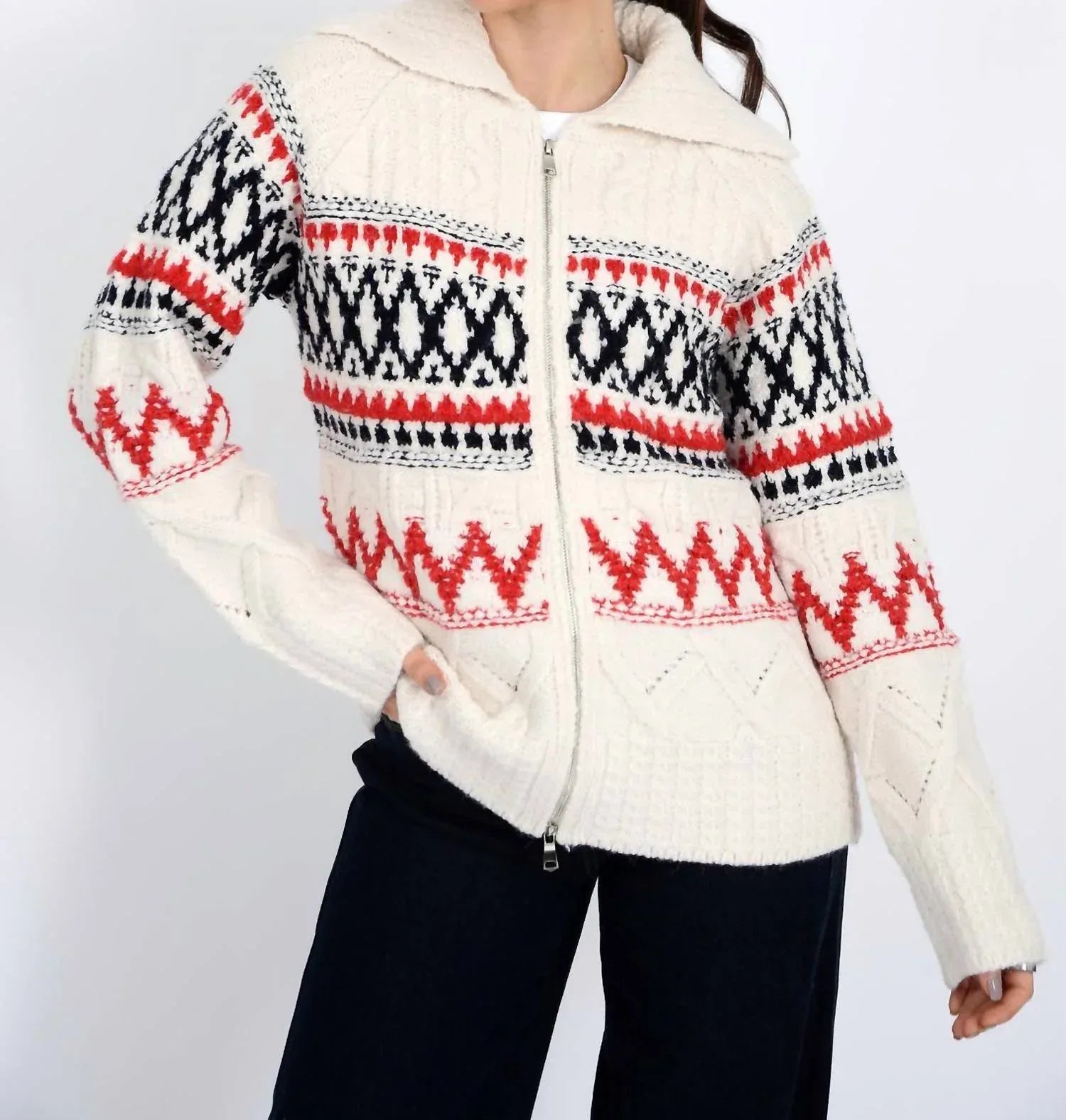 RD International - Fair Isle Cardigan - Rack Hunt