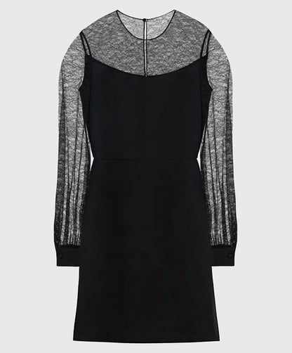 Valentino - Lace Insert Dress - Rack Hunt