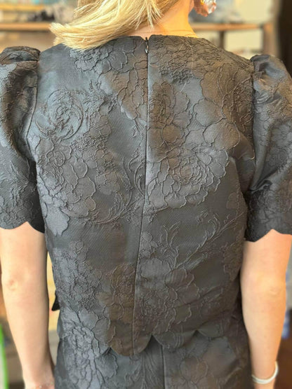 The Blue Collection - Women's Sophie Brocade Top - Rack Hunt