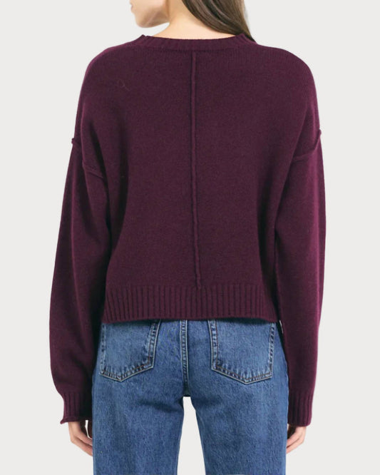 Annika Cashmere Crewneck Sweater