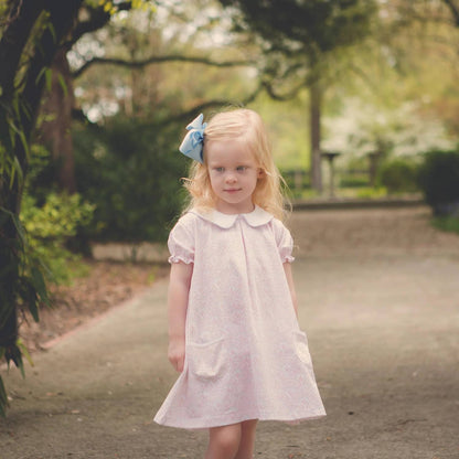 Short Sleeve Pocket Twirl Dress