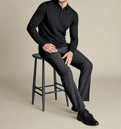 Charles Tyrwhitt - Natural Stretch Twill Suit Pants - Rack Hunt