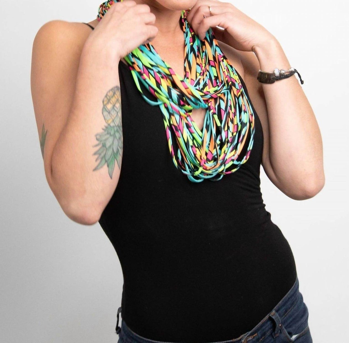 Necknots - Neon Scarf Necklace - Rack Hunt -