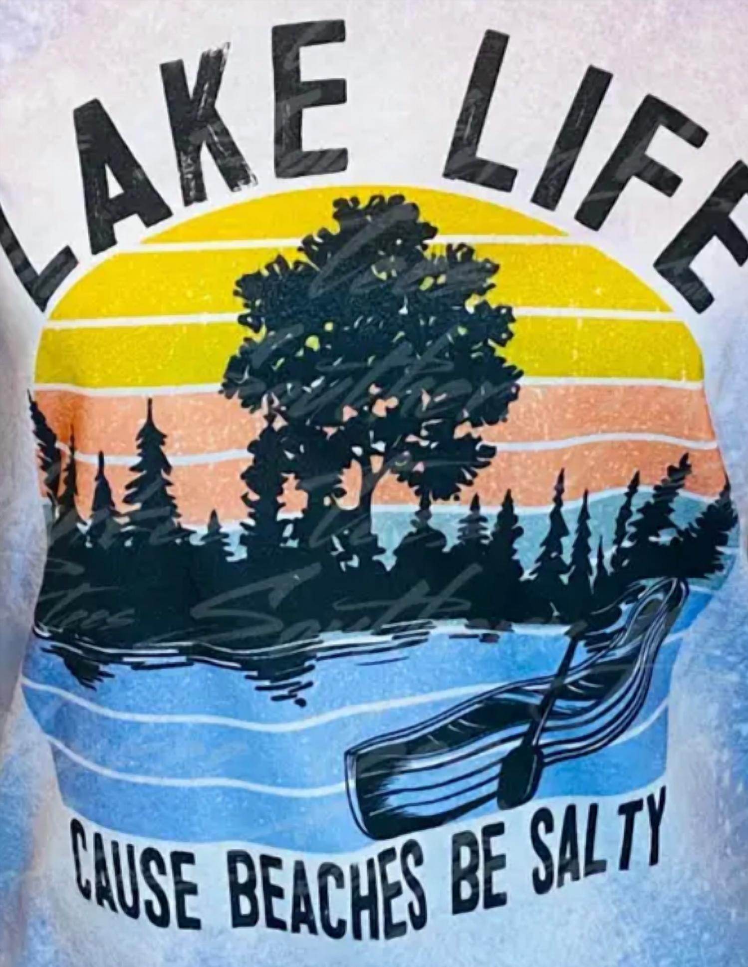 The Southern Yankee Clothing Co. - Unisex Lake Life Bleached Tee - Rack Hunt