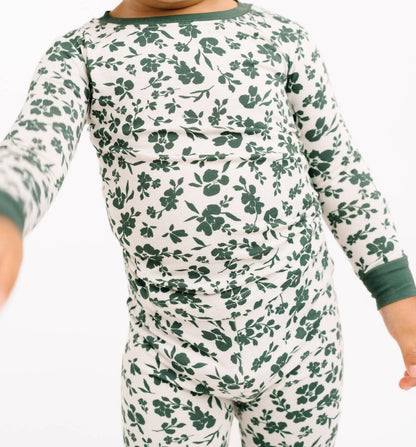Kid's Earthy Floral Bamboo Set