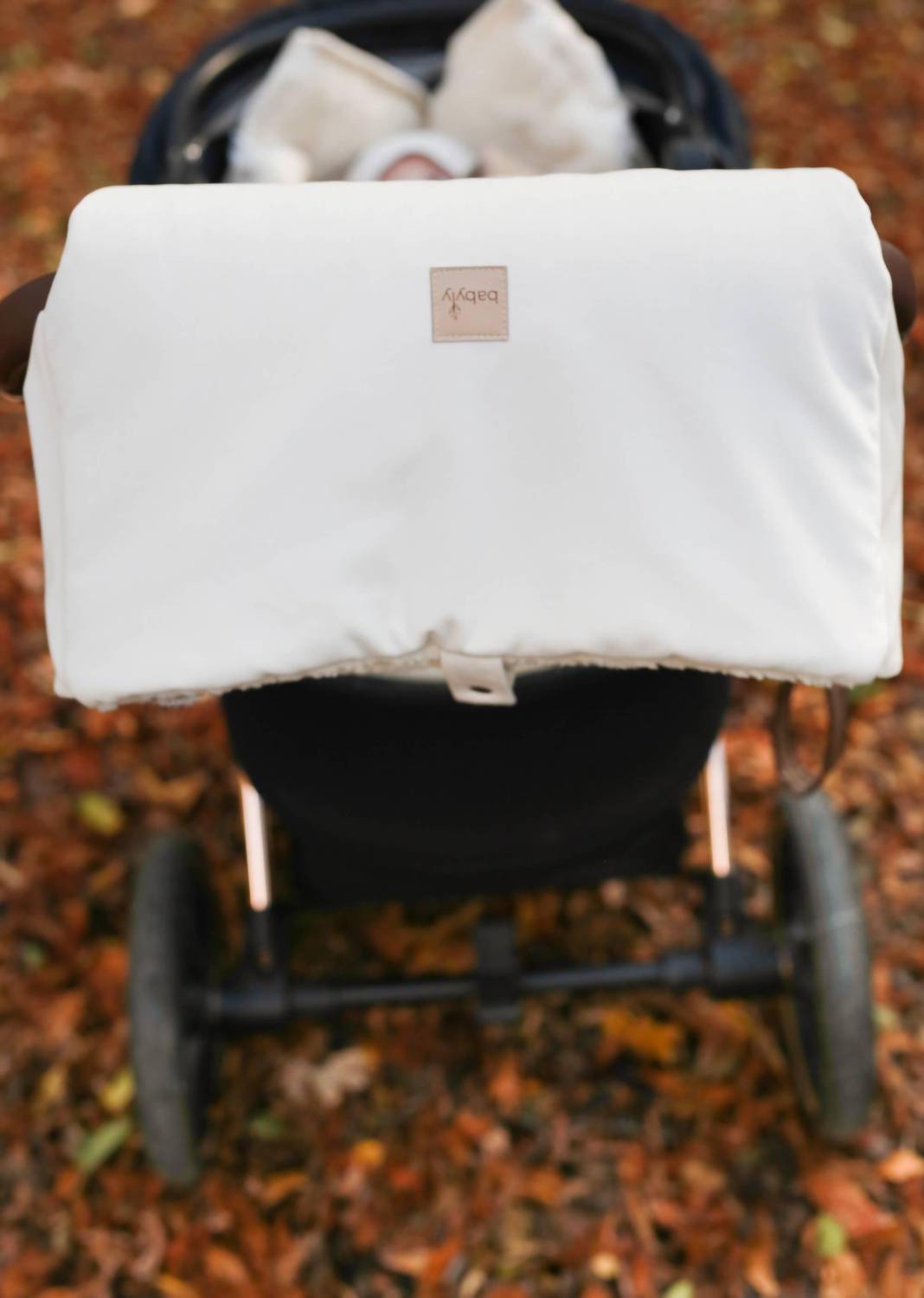 Kid's Waterproof Velvet Muff Stroller Gloves And Warmer
