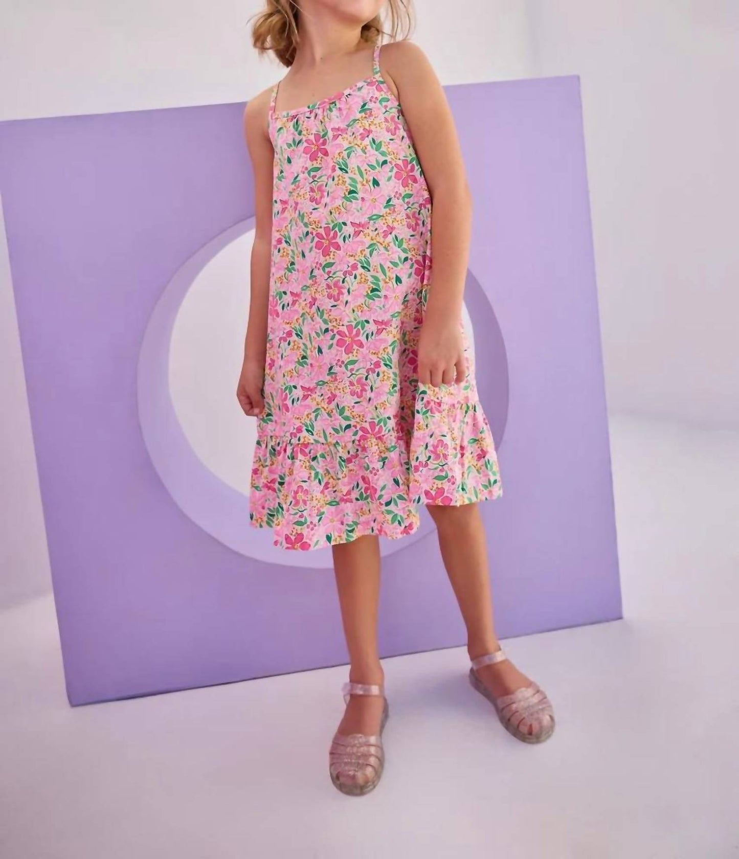 Strappy Floral Dress