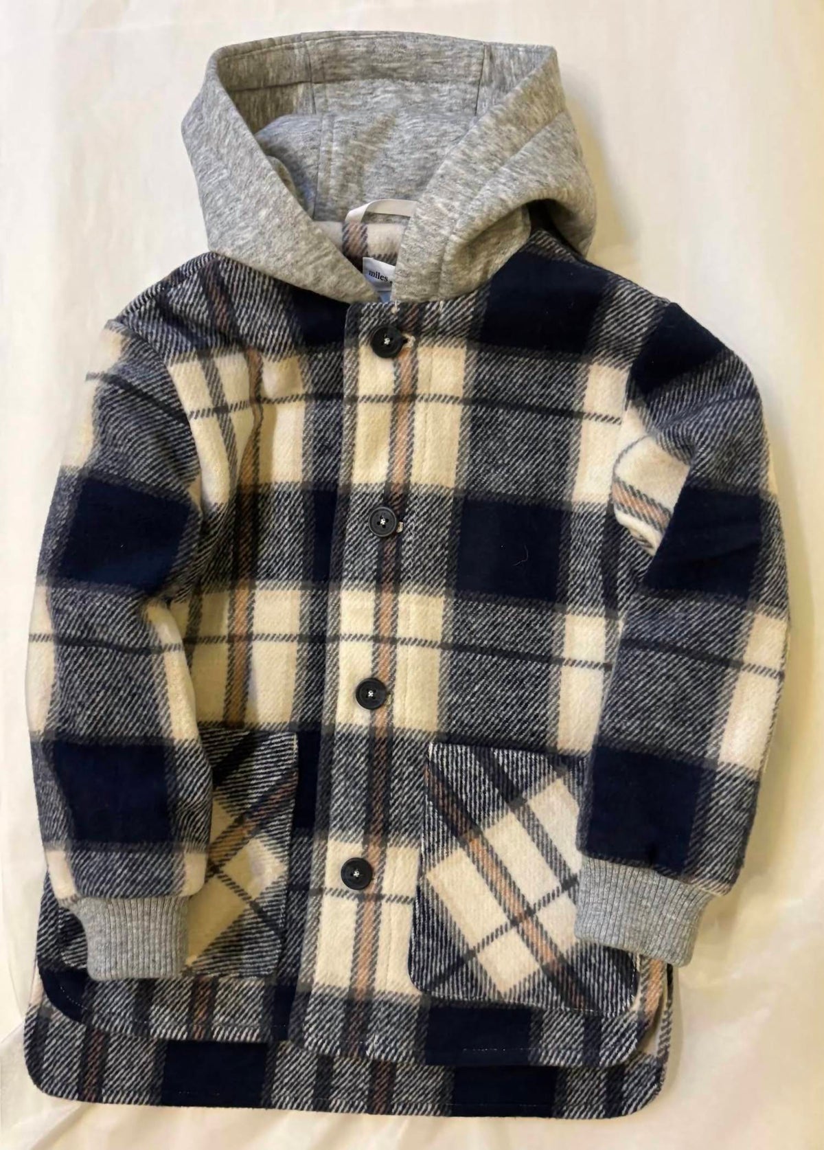 Boy's Plaid-Lined Woven Jacket