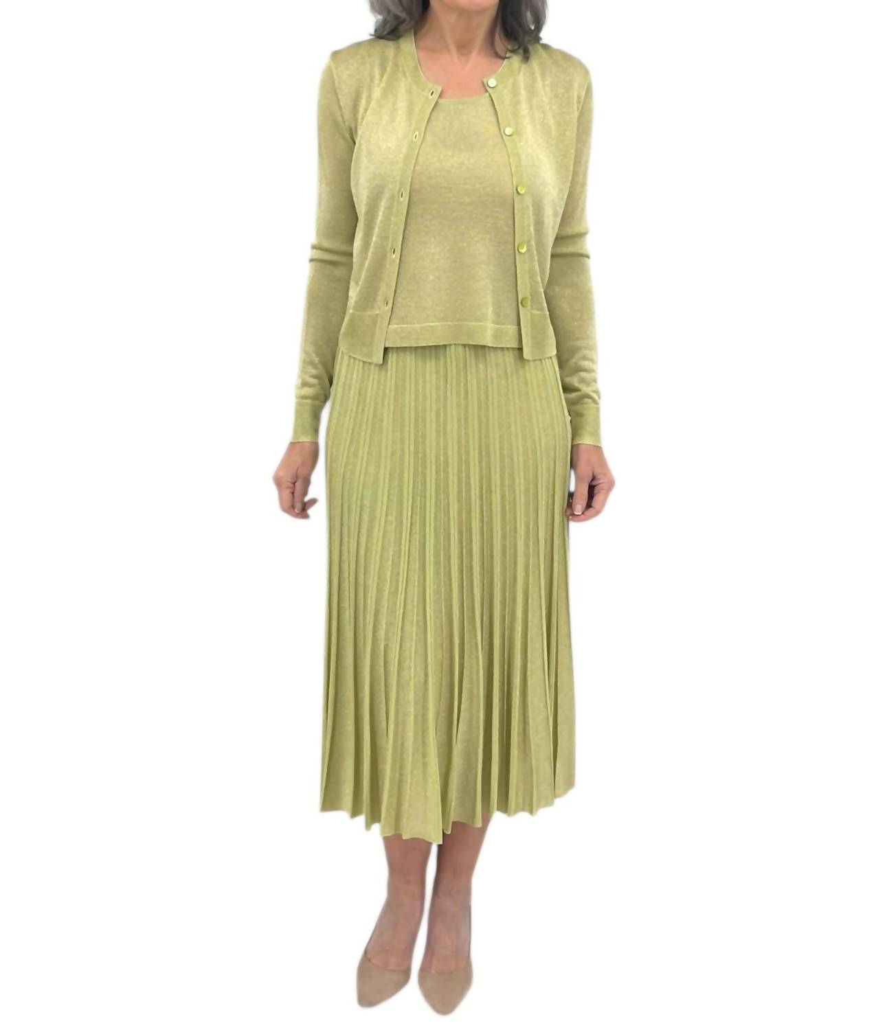 Women's Gala Lurex Cardigan