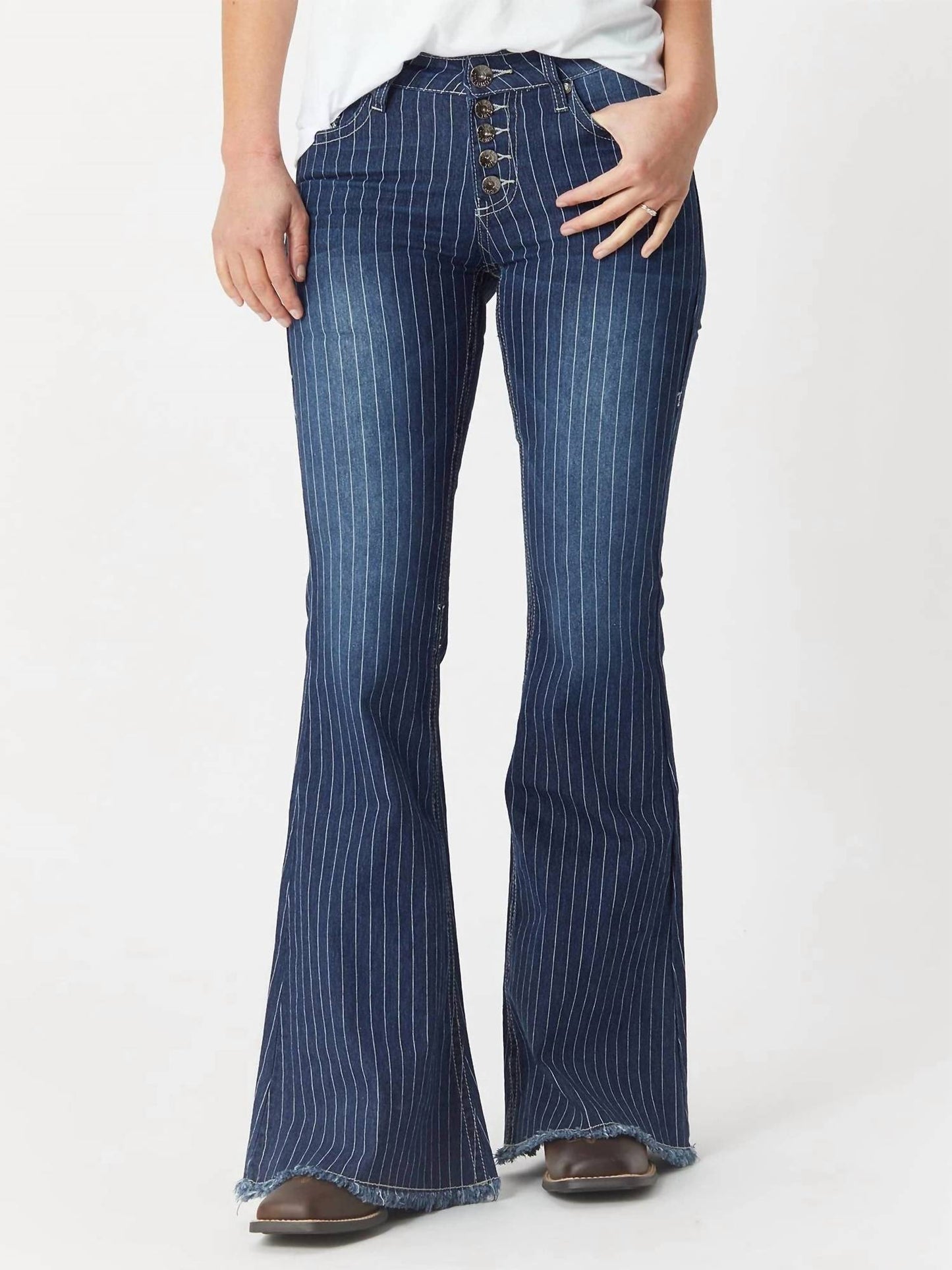 Women's Top Of The Line Natural Waist Flare Jeans