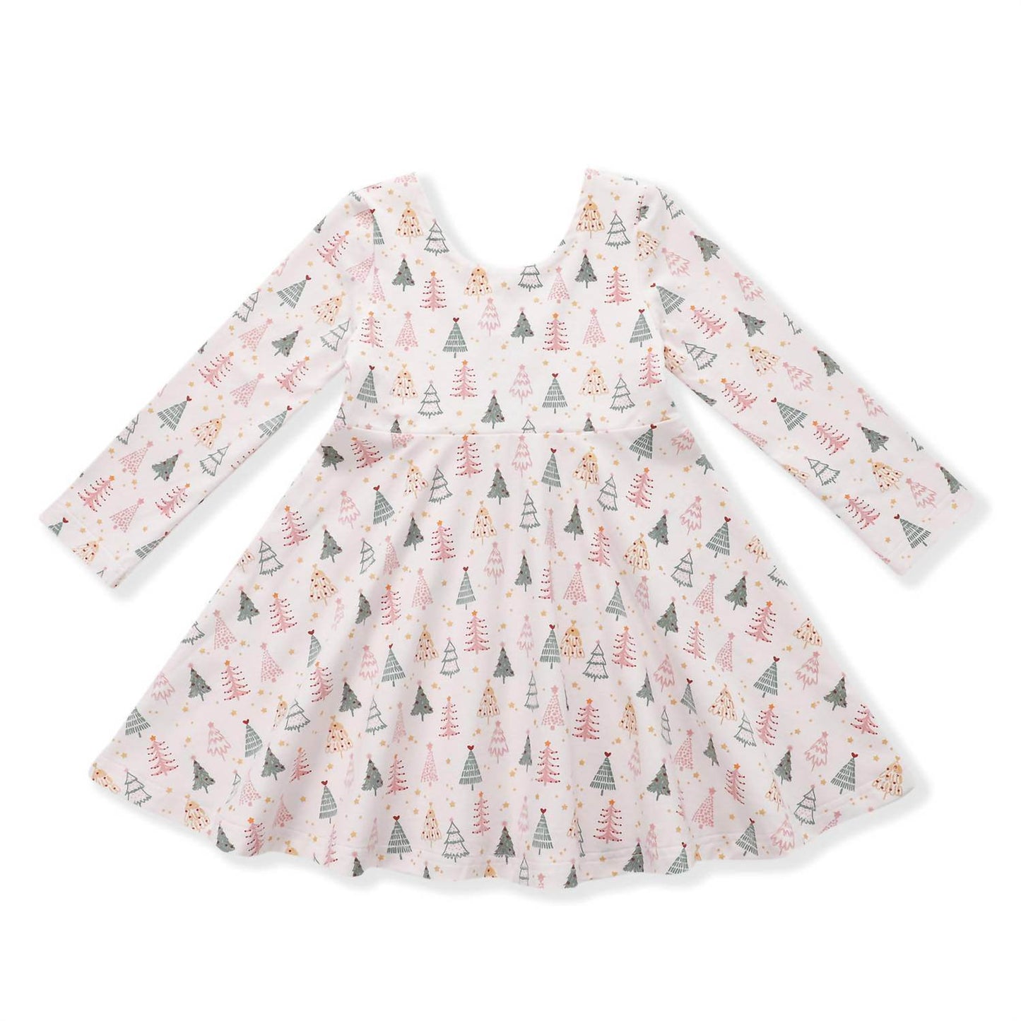 Swoon Baby Clothing - Glitter Trees Long Sleeve Dress - Rack Hunt -