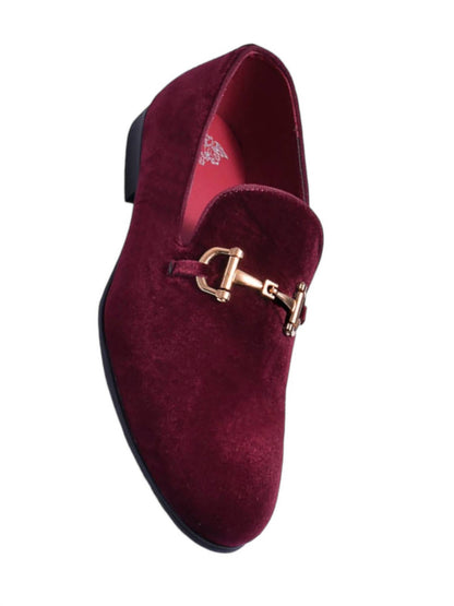 Men's Velvet Formal Slip On Loafers