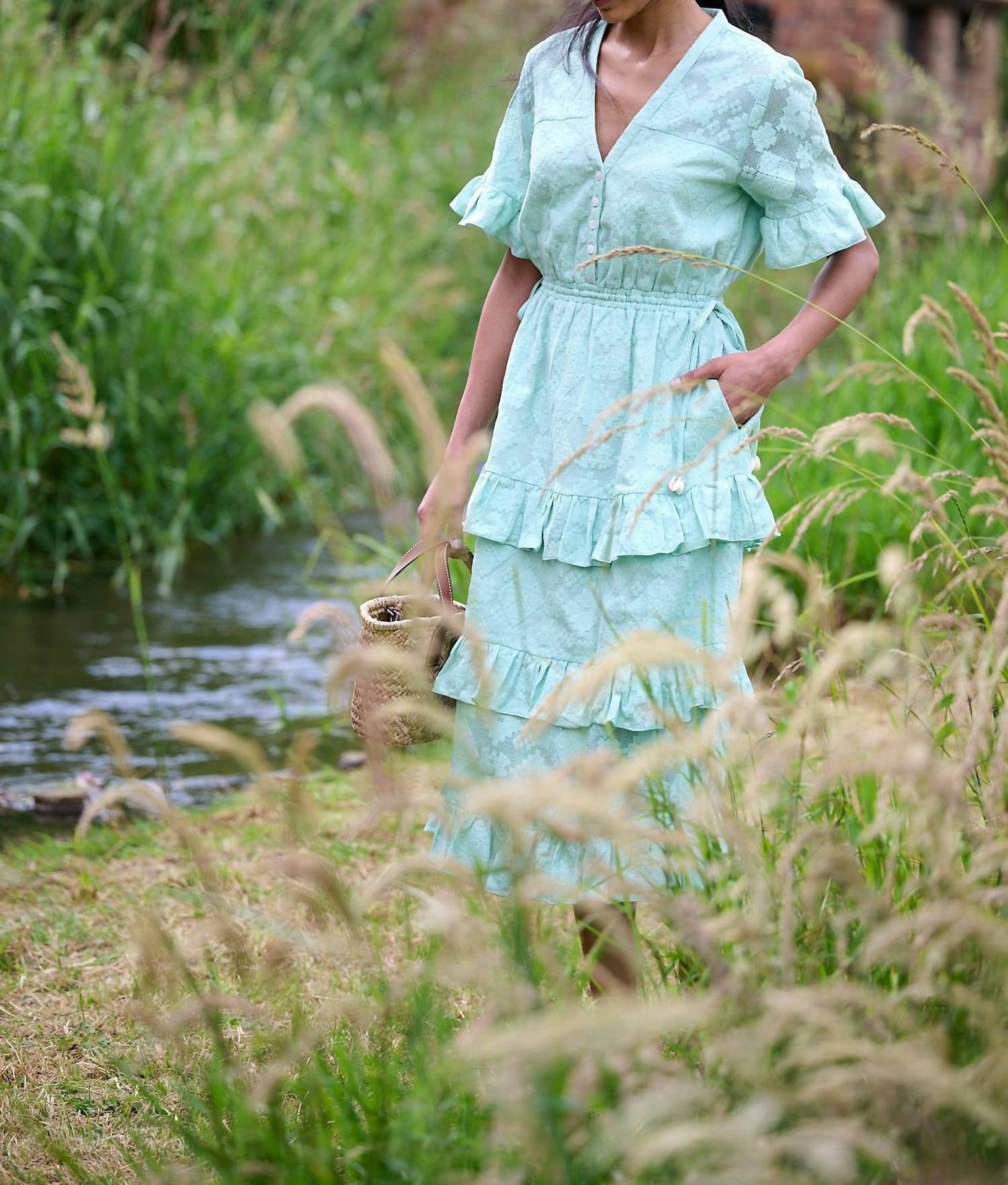 Neve & Noor - Celine Cotton Lace Dress - Rack Hunt